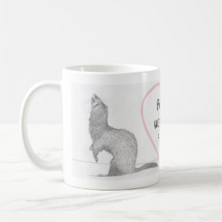 Customizable Ferret Mug - Dimitri - Warm the Heart
