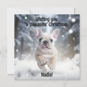 Customizable Festive Frenchie Frolic