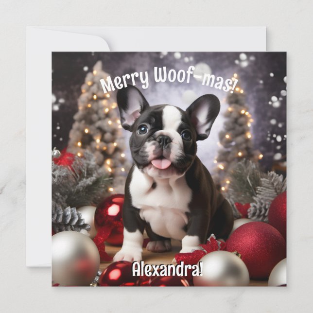  Customizable Festive Frenchie Harmony (Front)