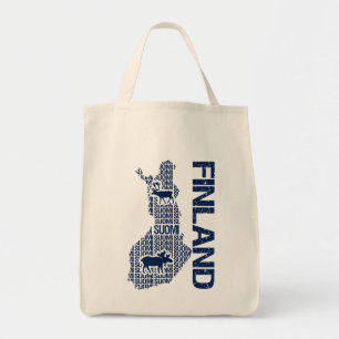 Customizable FINLAND MAP bag - choose style