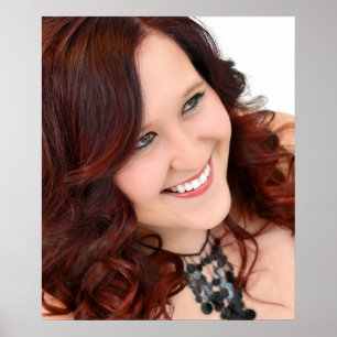 Customizable Fire Ombre' Salon Poster