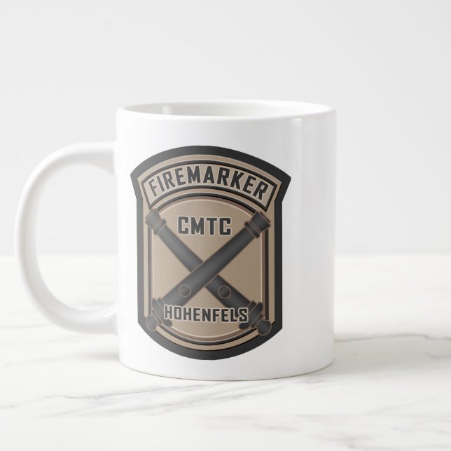Customizable Firemarker  Large Coffee Mug (Left)