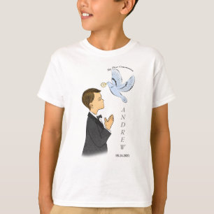 Customizable First Communion boys T-Shirt