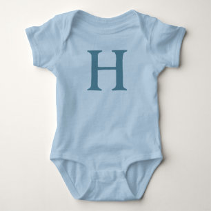 Customizable First Initial Infant Fashion Baby Bodysuit
