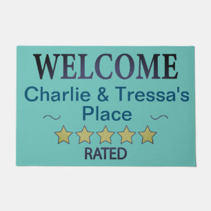 Customizable Five Star Doormat