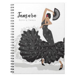 Customizable Flamenco Dancer Notebook