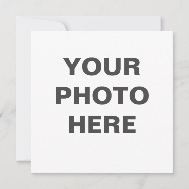 Customizable Flat Holiday Card (Front)