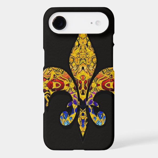 customizable Fleur-de-Lis Case-Mate iPhone Case (Back)