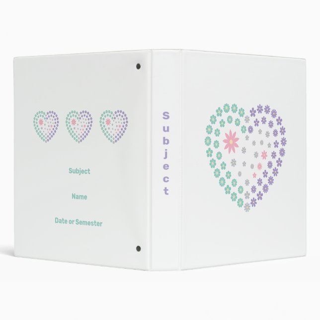 Customizable Floral Devotion Binder (Background)