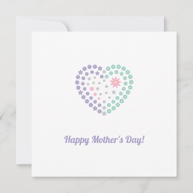 Customizable Floral Devotion Card (Back)