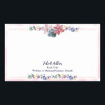 Customizable Floral Pink Author Signed Bookplate  Sticker<br><div class="desc">Elevate your author branding with this sophisticated and customizable book plate, tailored specifically for authors in genres like historical fiction, women’s literature, romance or poetry. The soft pastel florals and elegant design make this plate the perfect companion to your next book signing or author event. There is lots of space...</div>