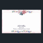 Customizable Floral Pink Author Signed Bookplate  Sticker<br><div class="desc">Elevate your author branding with this sophisticated and customizable book plate, tailored specifically for authors in genres like historical fiction, women’s literature, romance or poetry. The soft pastel florals and elegant design make this plate the perfect companion to your next book signing or author event. There is lots of space...</div>