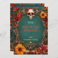 💀Customizable Floral Tribute Dia de Muertos