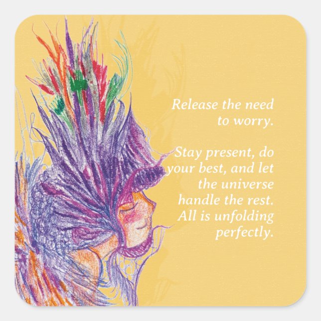 Customizable Flower Fairy Sticker (Front)