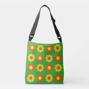 Customizable Flower Power Crossbody Bag