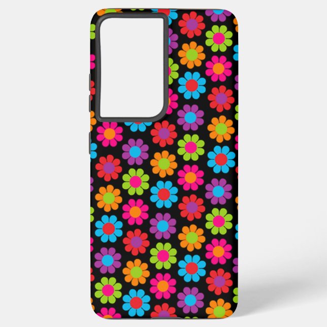Customizable Flower Power Samsung Galaxy S21+ Case (Back)