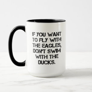 Customizable Fly Don't Swim Mug