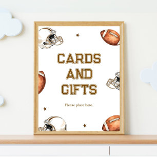 Customizable Football Birthday Party Sign