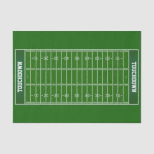 Customizable Football Field Gift Wrap Tissue Paper