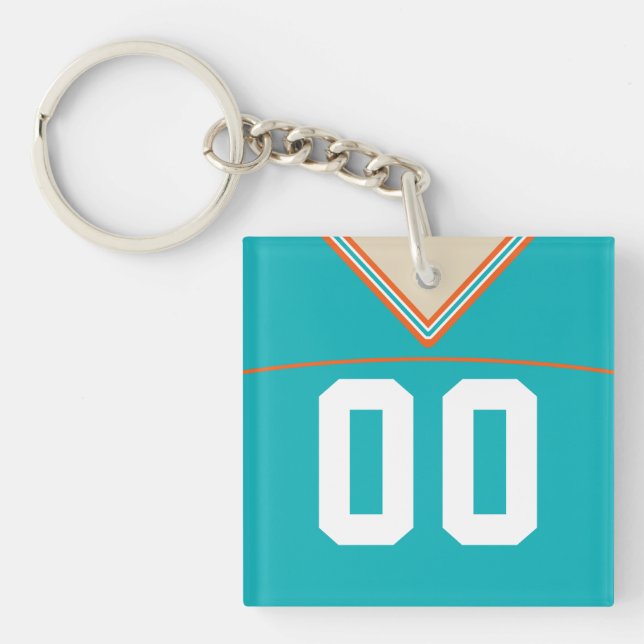 Customizable Football Jersey Keyring Lacrosse (Front)