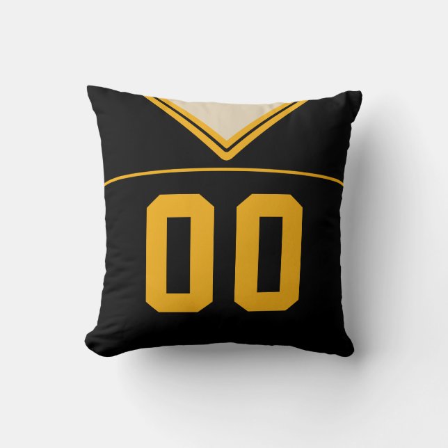 Customizable Football LAX Jersey Pillow Cushion (Front)