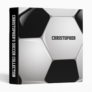 Customizable Football Soccer Ball Binder