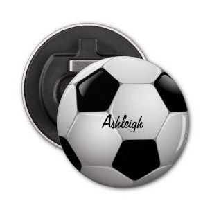 Customizable Football Soccer Ball Bottle Opener