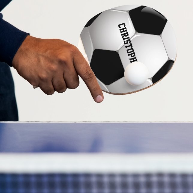 Customizable Football Soccer Ball Ping Pong Paddle (Insitu)