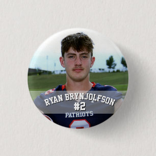 Customizable Football/Sports Button