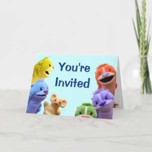 Customizable Forest Fables Invitation