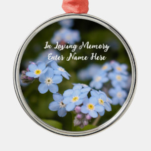 Customizable Forget-me-not ornaments