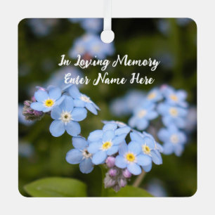 Customizable Forget-me-not ornaments