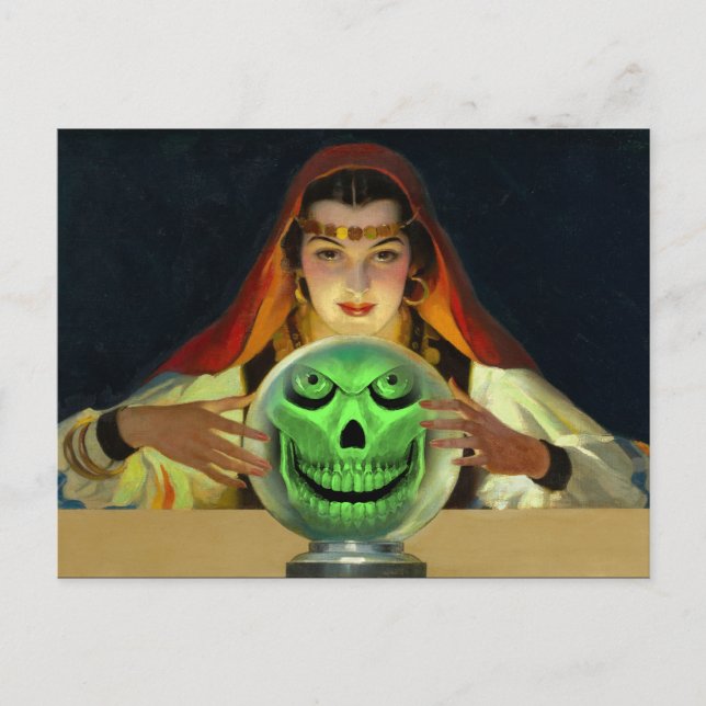 Customizable Fortune Teller Postcard (Front)