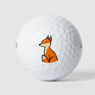 Customizable Fox Golf Balls