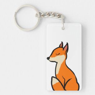 Customizable Fox Keychain