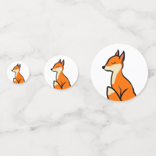Customizable Fox Table Confetti