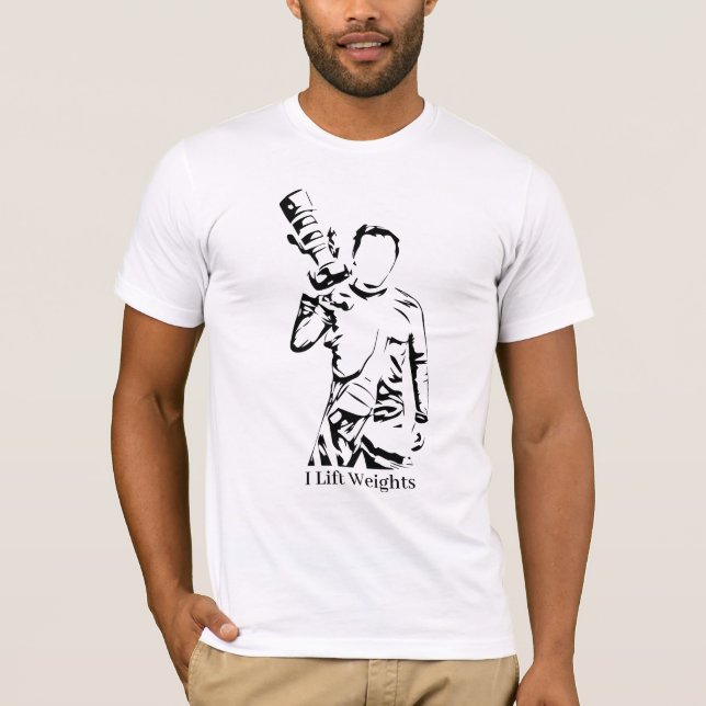 Customizable Front & Back Pro Photographer T-Shirt (Front)
