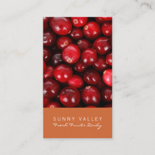 Customizable Fruit Closeup Retail Wholesale Business Card