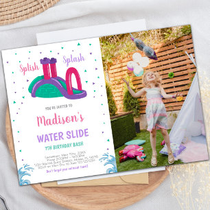 Customizable Fun Pool Party Invitations for Kids