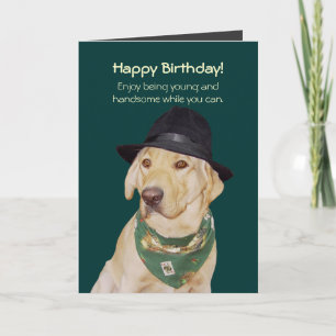 Customizable Funny Dog/Lab Card for Guy