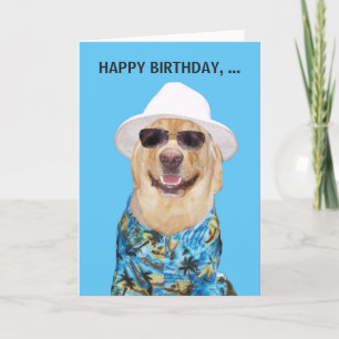 Customizable Funny Dog/Lab Card for Guy