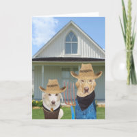 Customizable Funny Dog/Lab Card from couple