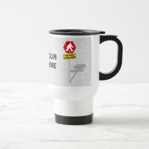 Customizable Funny Hockey Goalie Travel Mug