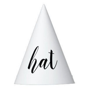 Customizable Funny Literal Word Party Hat