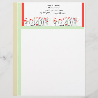 Customizable Garden Letterhead Template 1