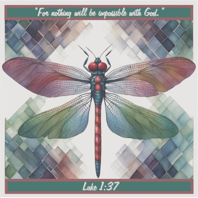 Customizable Geo Dragonfly  (Front)