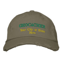 Customizable Geocacher's City or State