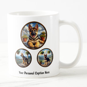 Customizable German Shepherd Puppy Coffee Mug
