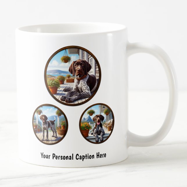 Customizable German Shorthaired Pointer Puppy  Coffee Mug (Creator Uploaded)