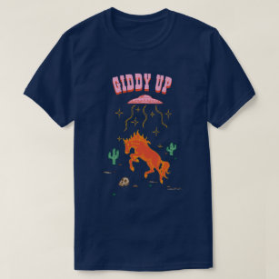 Customizable Giddy Up  Horse UFO  Abduction T-Shirt